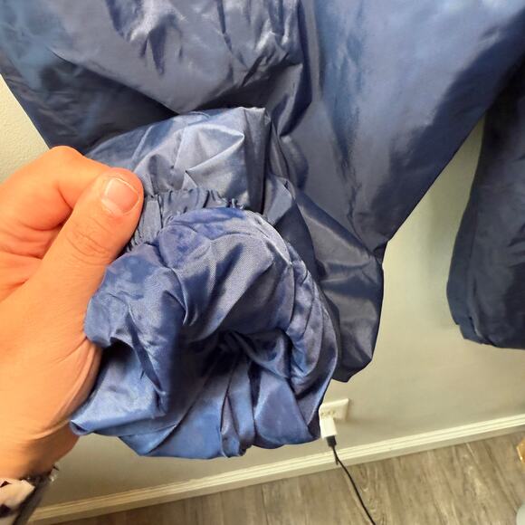 Bobbie Brooks Women's Nylon Elastic Jogger Sweatpants Navy Blue Size Large - Picture 5 of 6